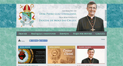 Desktop Screenshot of diocesedemogi.org.br